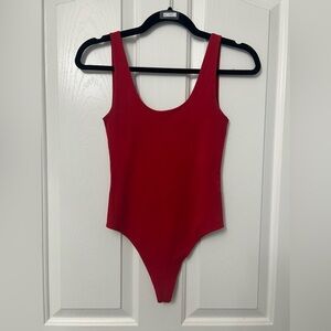 Wilfred Free Red Scoop Bodysuit